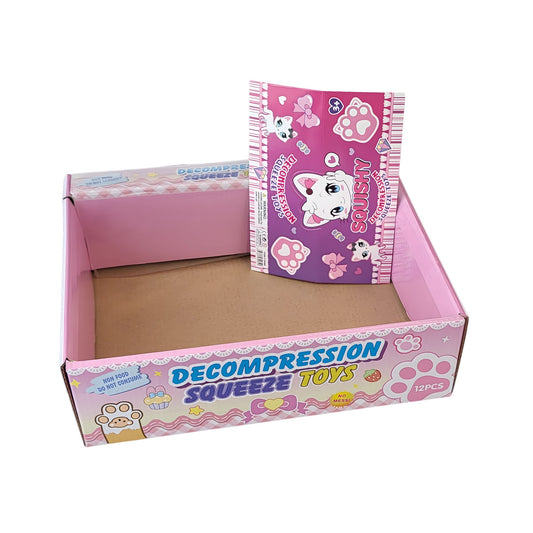 Ambalaj pentru Jucarii Antistres Squishy, Vivimall, cu Revenire Lenta, Pinch Family, Multicolor