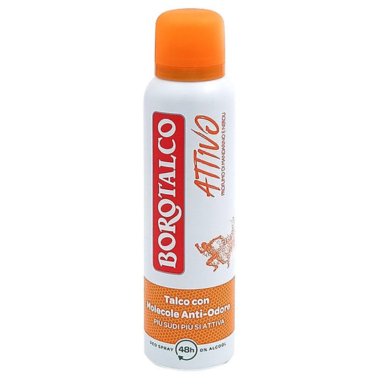 Antiperspirant Deodorant, Borotalco, 150 ml 48H Active Mandarina Neroli