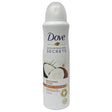 Antiperspirant spray Dove Restoring Ritual Cocos și Iasomie, flacon 150 ml, vedere frontală