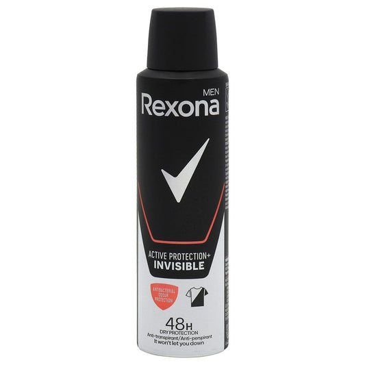 Antiperspirant Deodorant, Rexona, 150 ml Men Invisible Active