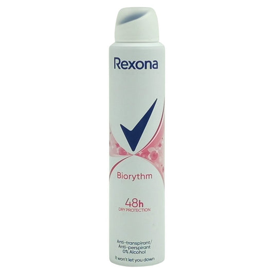 Antiperspirant Deodorant, Rexona, 200 ml Biorythm