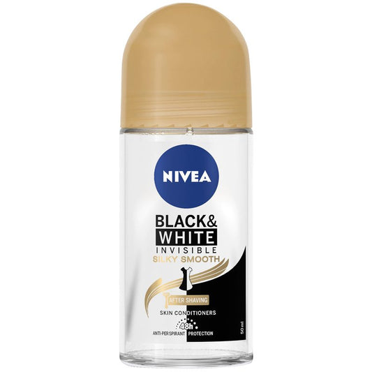 Antiperspirant Roll-On, Nivea, 50 ml Invisible Bw Silky Smooth