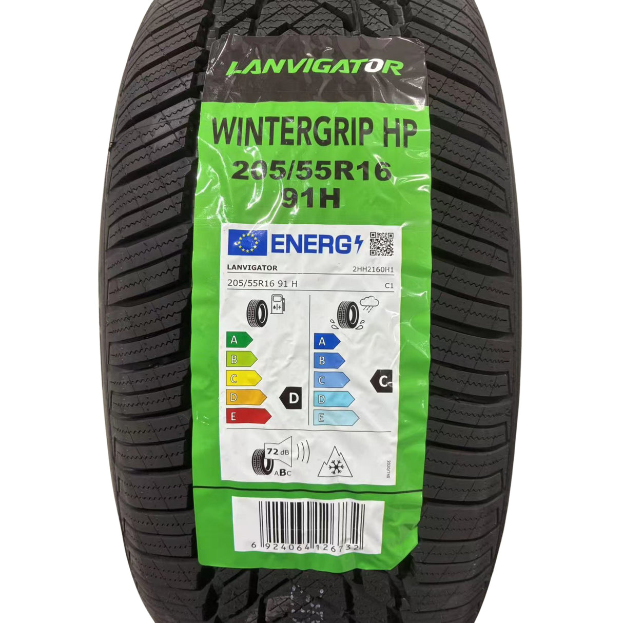 Anvelopa Iarna LANVIGATOR WINTERGRIP HP 205/55R16 91H, Aderenta Sporita pe Zapada si Umed, Confort si Durabilitate - vivimall.ro