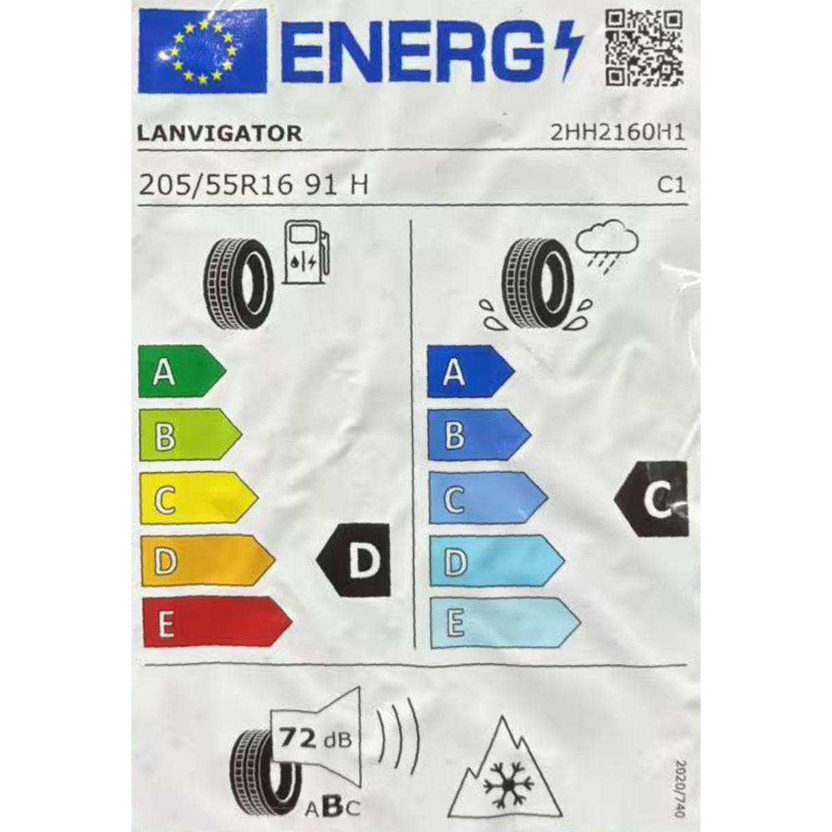 Anvelopa Iarna LANVIGATOR WINTERGRIP HP 205/55R16 91H, Aderenta Sporita pe Zapada si Umed, Confort si Durabilitate - vivimall.ro