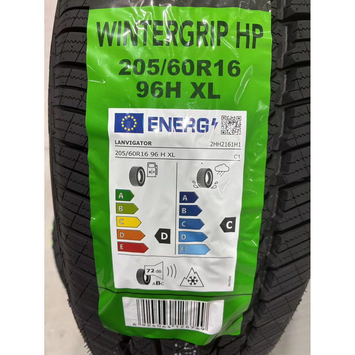 Anvelopa Iarna LANVIGATOR WINTERGRIP HP 205/60R16 96H XL, Aderenta Sporita pe Zapada si Umed, Confort si Durabilitate - vivimall.ro
