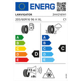 Anvelopa Iarna LANVIGATOR WINTERGRIP HP 205/60R16 96H XL, Aderenta Sporita pe Zapada si Umed, Confort si Durabilitate - vivimall.ro