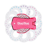 Aparat aplicare strasuri Vivimall, Plastic, 11.5x9.5x8 cm, Multicolor