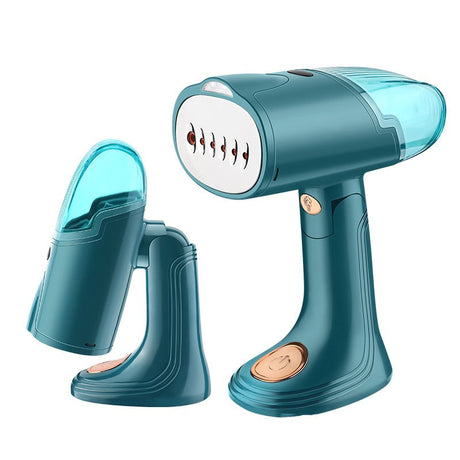 Aparat de Calcat Haine, Vivimall, Aparat Portabil pentru Calcat Haine, Perfect pentru Calatorii, 20 x 10.5 x 8.7 cm, 1500 W, 220 V, Turcoaz