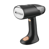 Aparat de Calcat Vertical Portabil cu Abur, Vivimall, Putere 1500W, Rezervor Detasabil de 138ml, Priza, Functie Anti Calcar si Auto Curatare, Pliabil, cu Perie, 20x10.5x8 cm, Negru