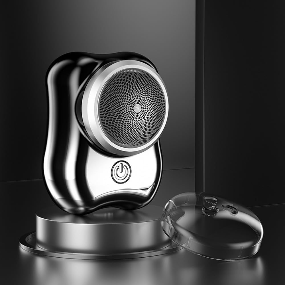 Aparat de Ras Electric, Vivimall, Portabil, Incarcare USB Type-C, Autonomie &gt;60 min, 6.5 x 4.5 x 4 cm, 5V, 3.7W, Negru