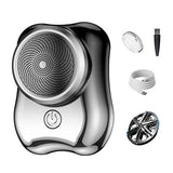 Aparat de Ras Electric, Vivimall, Portabil, Incarcare USB Type-C, Autonomie &gt;60 min, 6.5 x 4.5 x 4 cm, 5V, 3.7W, Negru