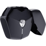 Aparat de Ras Portabil, Vivimall, 8W, Autonomie 60 min, Incarcare Cablu Type C Inclus, Periuta de Curatare, Husa, Reincarcabil, 7.3x7.5x3.3 cm, Negru