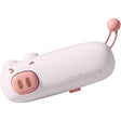 Aparat de Sigilat Ambalaje, Vivimall, Incarcare USB Tip C, 400 mAh, 10.2 x 3.7 x 4.3 cm, Model Porc, Roz - vivimall.ro