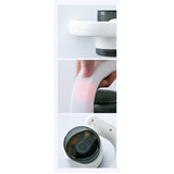 Aparat Pentru Curățat Scame, Păr Și Praf, Cu LED, Pentru Diferite Tipuri De Material, Cu Lame Din Oțel Inoxidabil, Compartiment De Depozitare, Mâner Reglabil, 11 x 10,5 x 8,7 cm - vivimall.ro