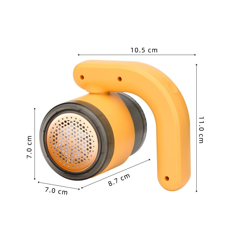 Aparat Pentru Curățat Scame, Păr Și Praf, Cu LED, Pentru Diferite Tipuri De Material, Cu Lame Din Oțel Inoxidabil, Compartiment De Depozitare, Mâner Reglabil, 11 x 10,5 x 8,7 cm - vivimall.ro
