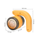 Aparat Pentru Curățat Scame, Păr Și Praf, Cu LED, Pentru Diferite Tipuri De Material, Cu Lame Din Oțel Inoxidabil, Compartiment De Depozitare, Mâner Reglabil, 11 x 10,5 x 8,7 cm - vivimall.ro
