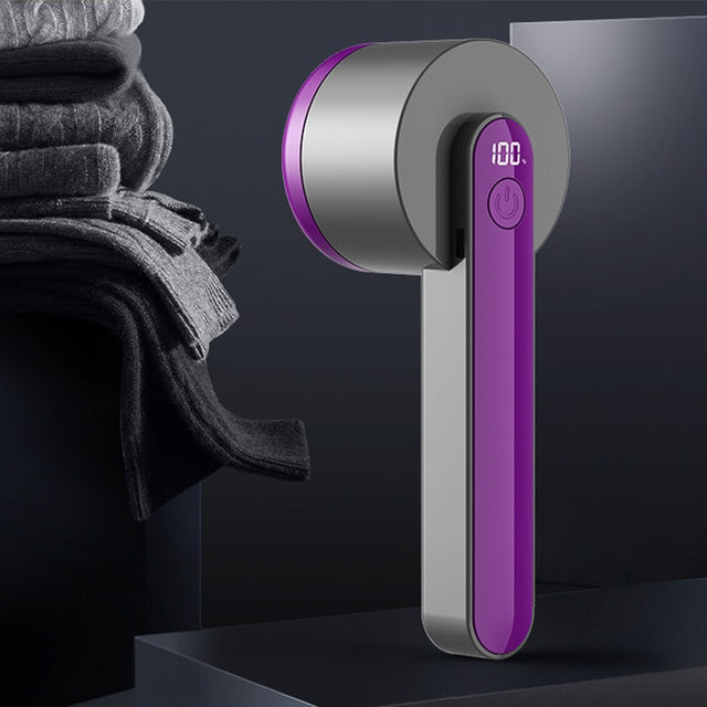 Aparat Pentru Curatat Scame, Par Si Praf, Trimmer Pentru Diferite Tipuri De Material, Cu Lame Din Otel Inoxidabil, Maner Ergonomic, Incarcare Prin Usb - vivimall.ro