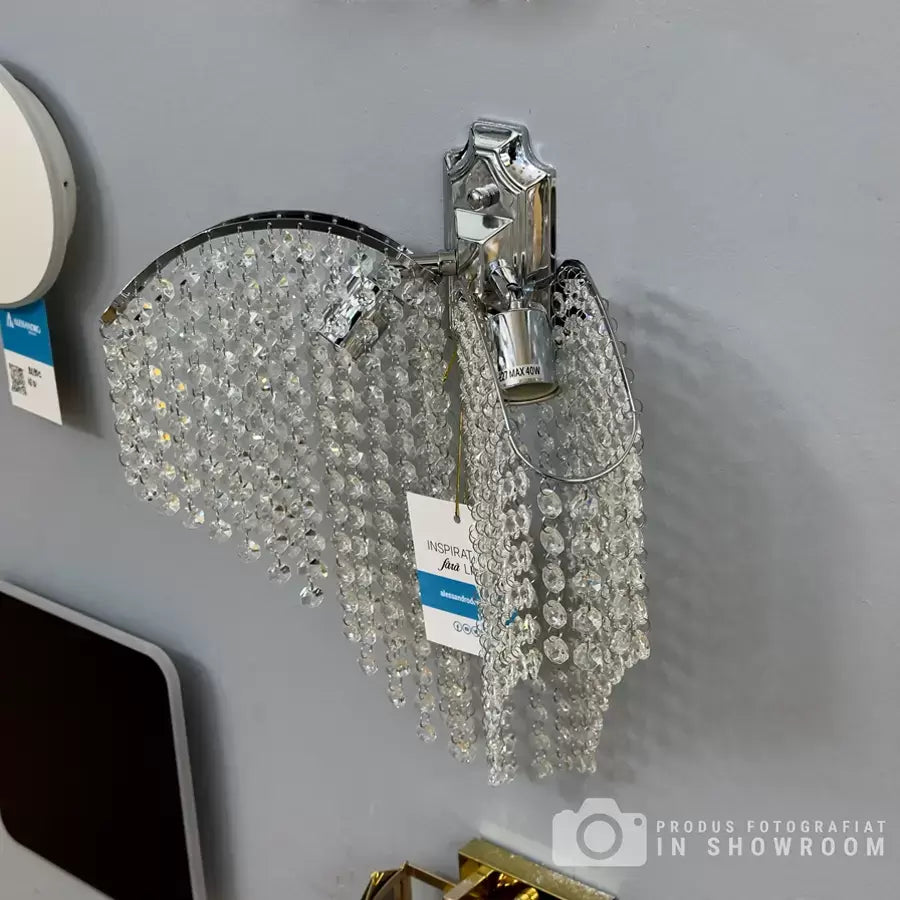 Aplica Cristal Sapphire 2X E27 Crom Lucios