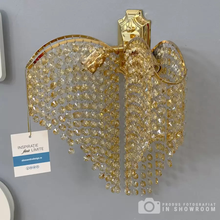 Aplica Cristal Sapphire 2X E27 Lucios Lucios