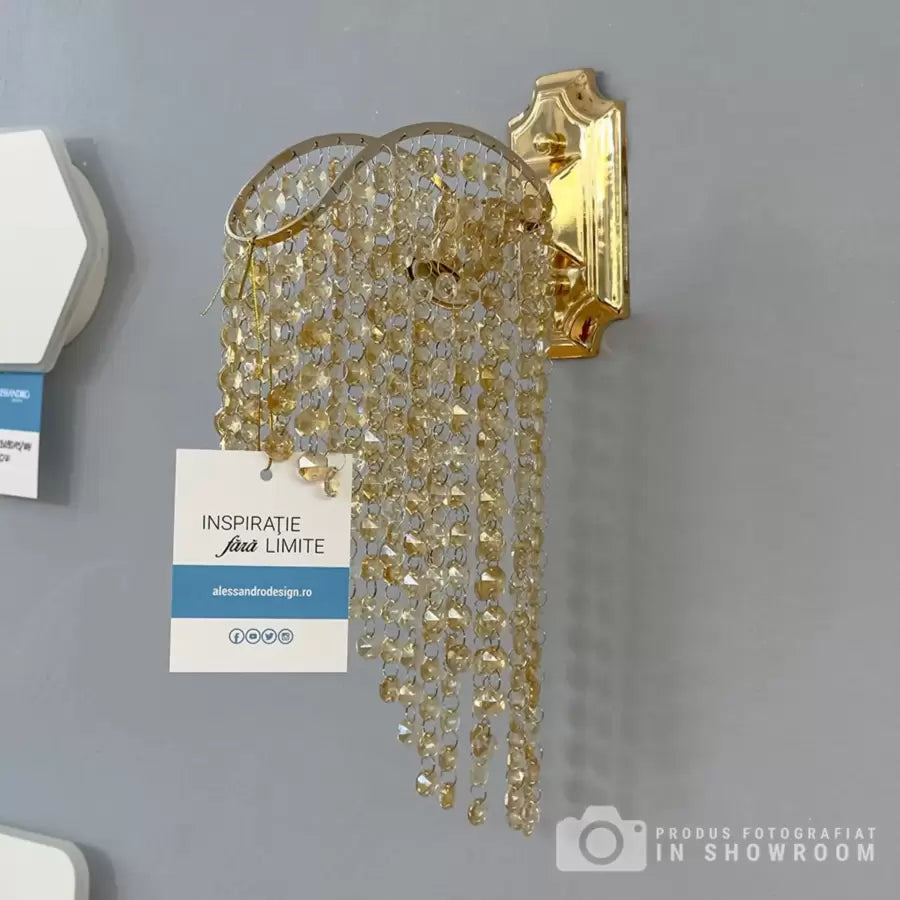 Aplica Cristal Sapphire 1X E27