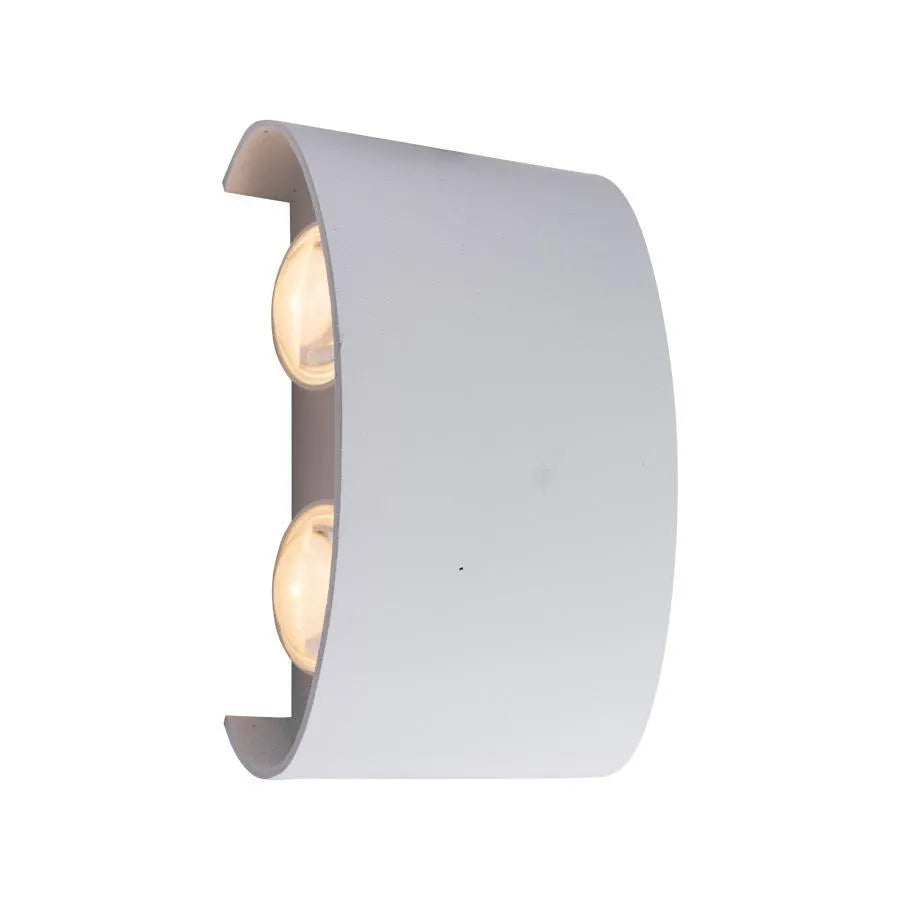Fantas Aplica Led De Exterior Si Interior, 4 Surse X, Ip65, Metalic - vivimall.ro