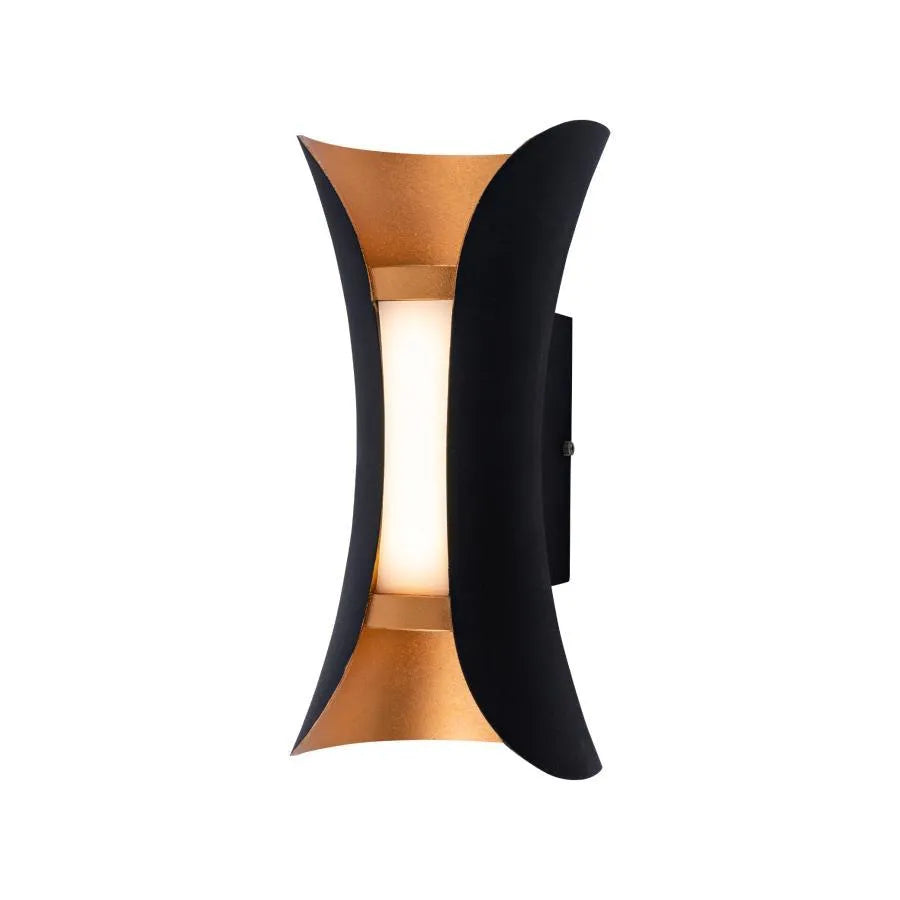 Aplica Exterior Ucrus, Negru Cu