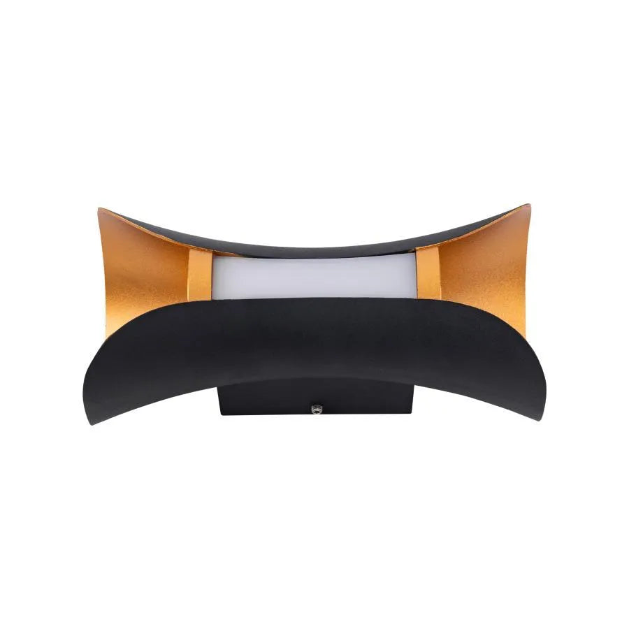 Aplica Exterior Ucrus, Negru Cu