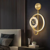 Aplica Led Bridger Ceas Integrat Negru - vivimall.ro