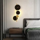 Aplica Led Bryson Ceas Integrat Negru - vivimall.ro