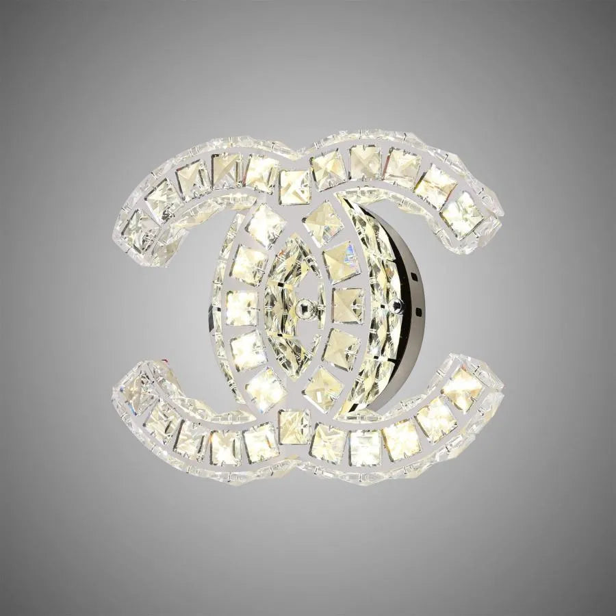 Aplica Led Cu Cristal Yanira, Lumina Rece/Calda/Neutra - vivimall.ro