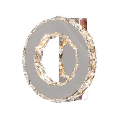 Lustra Led Cu Cristal Majora, Diametru 20Cm, Lumina Rece/Calda/Neutra - vivimall.ro