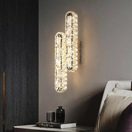 Aplica Led Priscila, Cristal, Crom Lucios - vivimall.ro