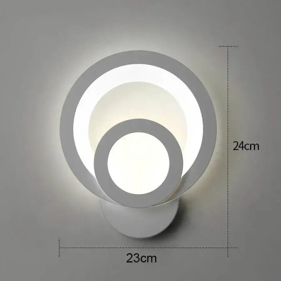 Aplica Led Urbanist Rotunda Lumina Rece/Calda/Neutra Acril Si Metal - vivimall.ro