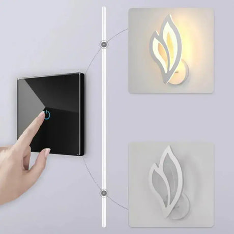 Aplica Led Lily Petala Lumina Rece/Calda/Neutra Acril Si Metal - vivimall.ro