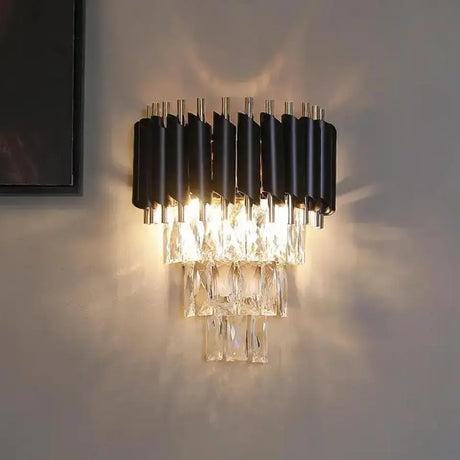 Aplica Mughi, 2*E14, Metal Si Cristal - vivimall.ro
