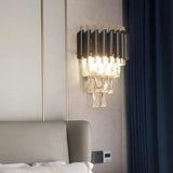 Aplica Mughi, 2*E14, Metal Si Cristal - vivimall.ro