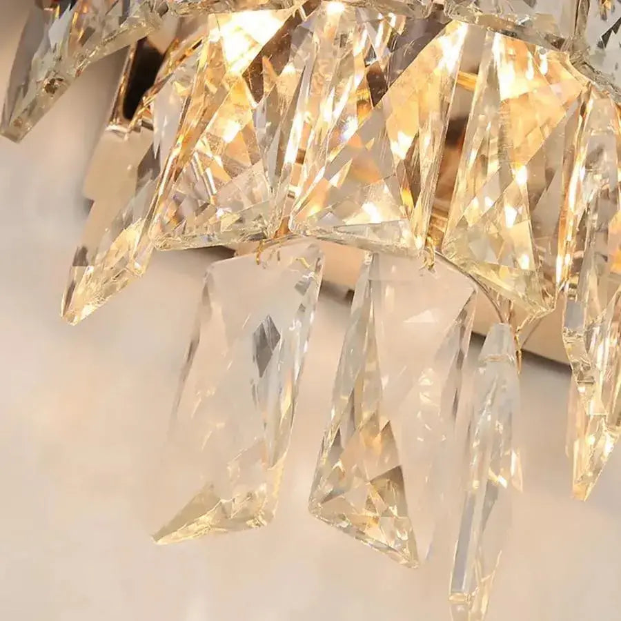Aplica Mughi, 2*E14, Metal Si Cristal - vivimall.ro