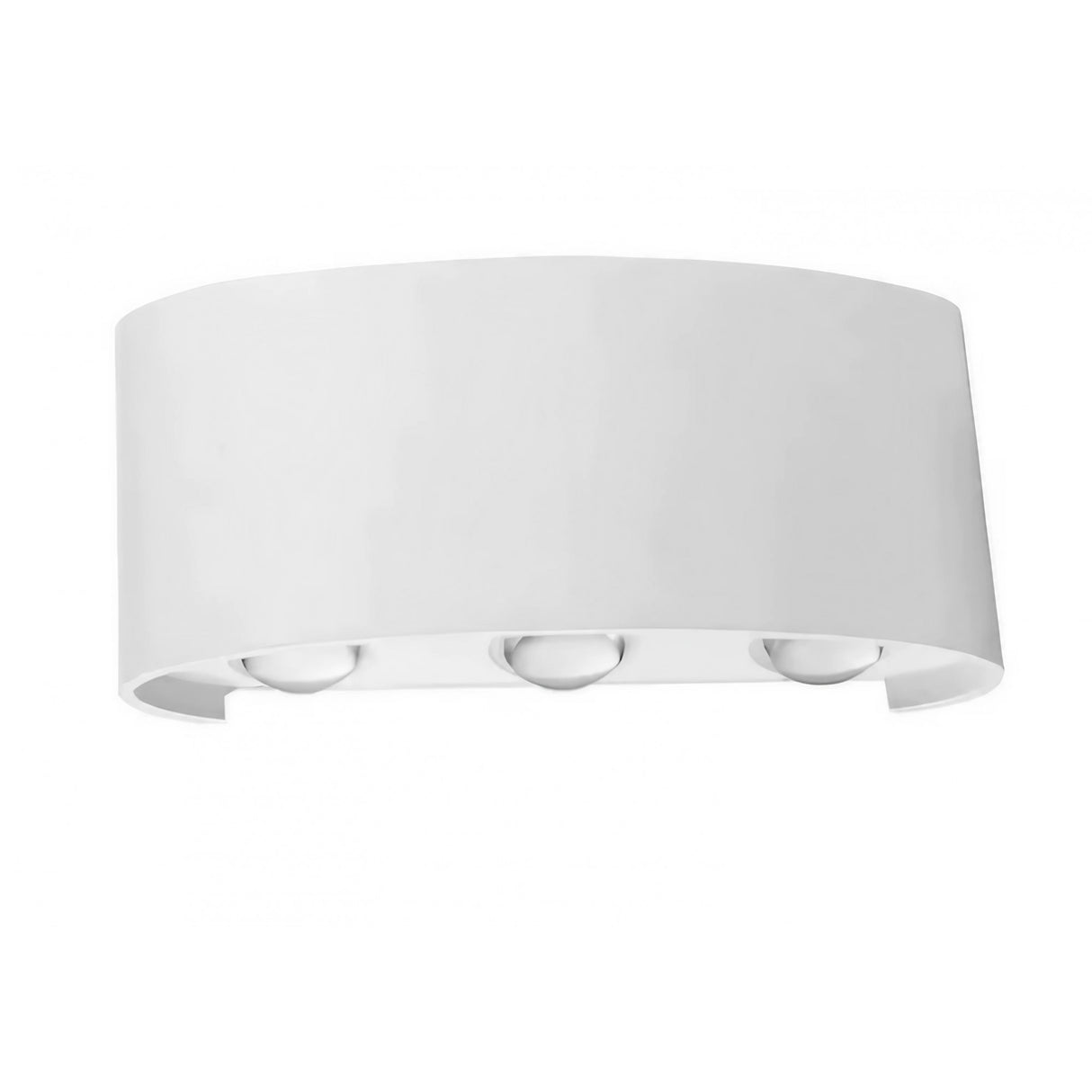 Aplica Pentru Perete, Interior/Exterior, Rezistenta La Umezeala Ip65, 8 W, Lumina Calda, Aluminiu