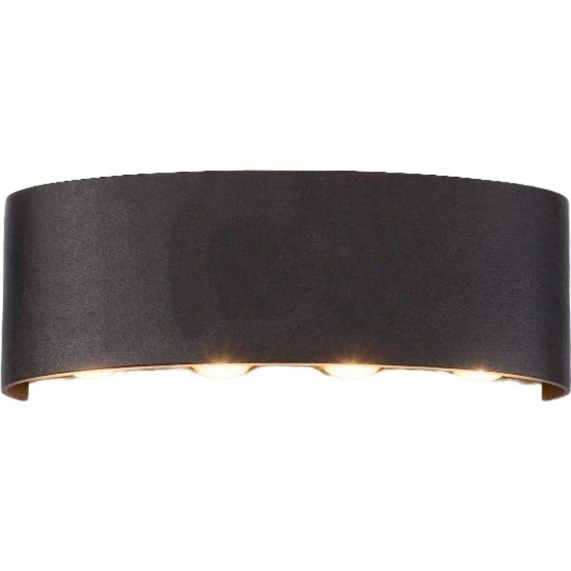 Aplica Pentru Perete, Interior/Exterior, Rezistenta La Umezeala, 8 W, Aluminiu