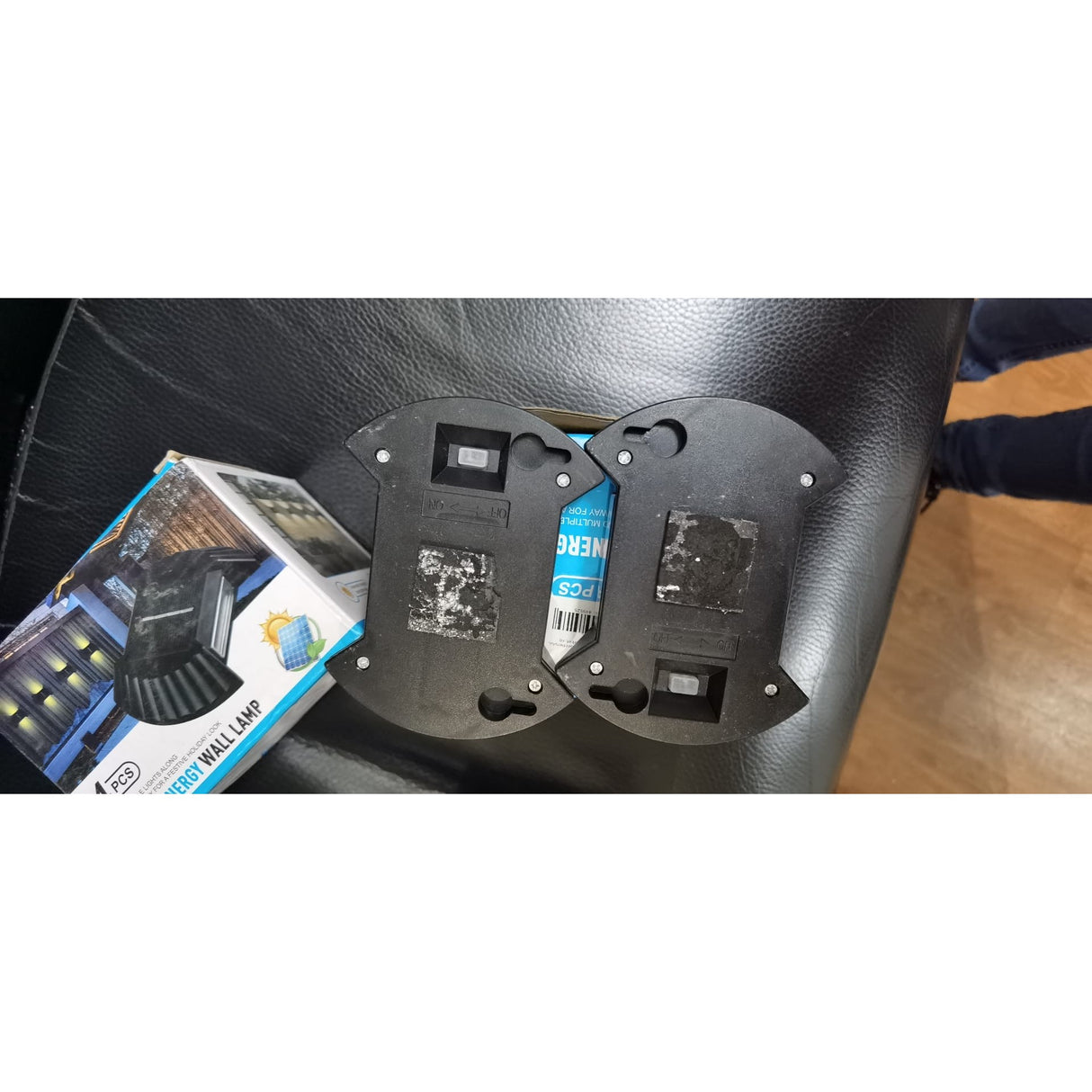 Aplica Solaraled Bidirectionala Pentru Perete In Forma De Funda, 8 Led-Uri, Material Abs Si Pc, Lumina Puternica, Ip65, Baterie 1.2 V, 300 Mah, Autonomie 8-10 Ore, Resigilat - vivimall.ro