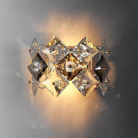 Aplica Zarina 2*E14, Metal Si Cristal - vivimall.ro