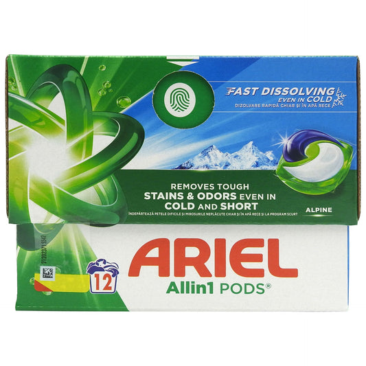Ariel Detergent Capsule 12 buc All in 1 Pods Alpine