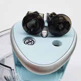 Ascutitoare Electrica cu 2 Gauri, Flippy, Gri, Baterii 4 x AA (neincluse), 7.5 x 7.5 x 7.5 cm, Albastru