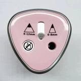 Ascutitoare Electrica cu 2 Gauri, Flippy, Gri, Baterii 4 x AA (neincluse), 7.5 x 7.5 x 7.5 cm, Roz