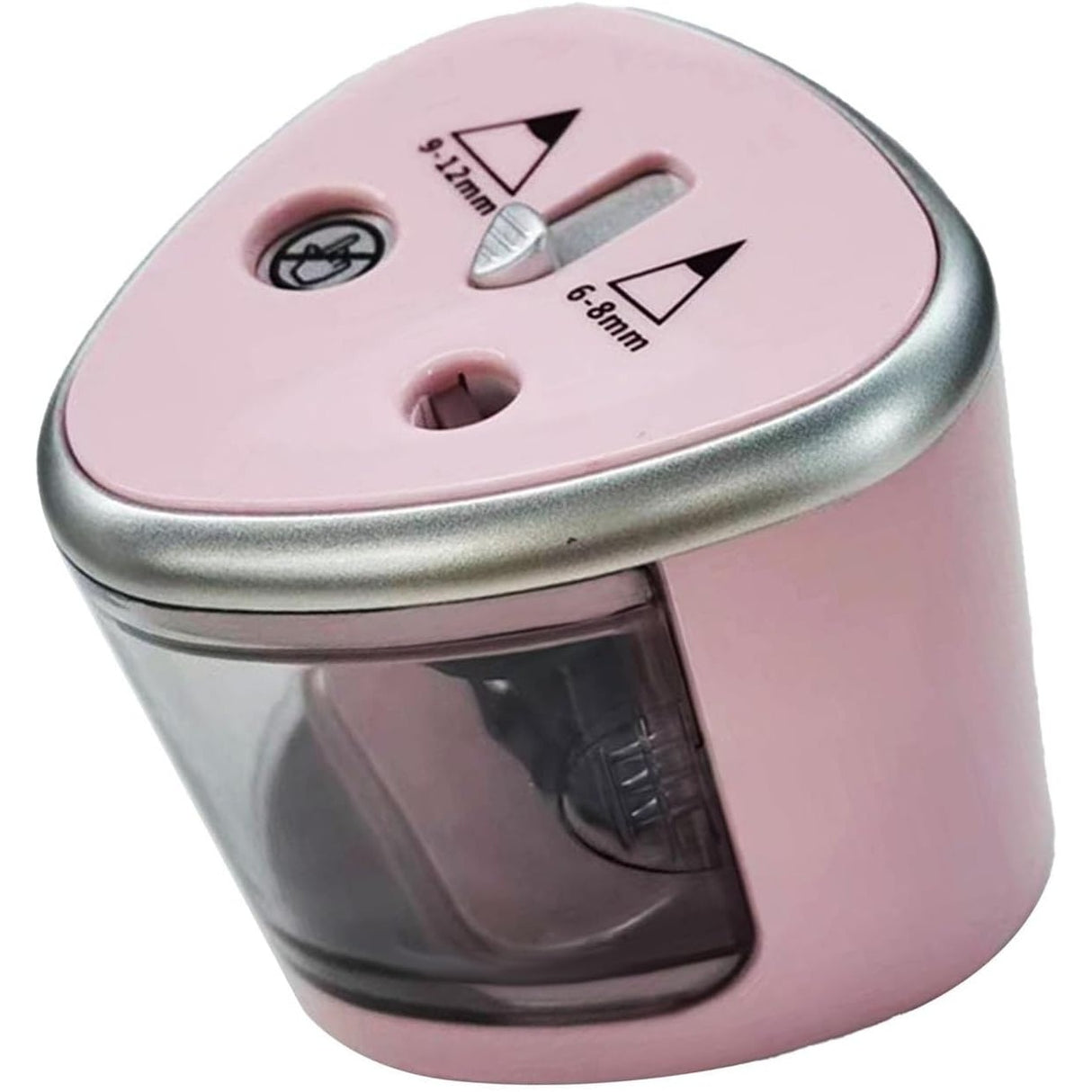 Ascutitoare Electrica Cu 2 Gauri, Baterii 4 X Aa (Neincluse), Roz