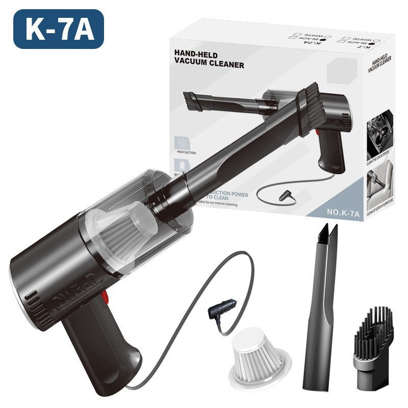 Aspirator Portabil Auto, Tip Pistol K7A, Pentru Casa Si Masina, Cablu Auto, Resigilat - vivimall.ro