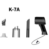 Aspirator Portabil Auto, Vivimall, Tip Pistol K7A, Pentru Casa si Masina, Cablu Auto, 36 x 17 cm, Alb