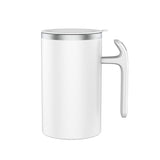Cana Portabila Cu Mixer Incorporat, Pe Baterii, 380 Ml, Alb - vivimall.ro