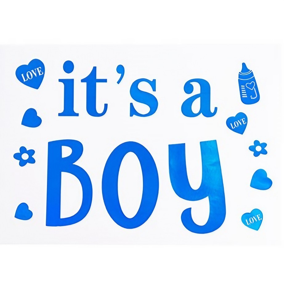 Sticker Autocolant, Tematica Gender Reveal