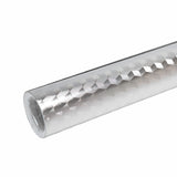 Autocolant pentru Bucătărie, Flippy, Tip Folie de Aluminiu, Rezistent la Ulei, Umezeală, Temperaturi Inalte, pentru Dulapuri, Perete, Blat, Argintiu, 60cm x 1m